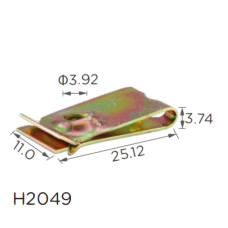 Скоба H2049 під гвинт L-25.12x11 D=4 універсальна ( уп. 100 шт.)