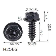 Саморіз H2066 з шайбою Mitsubishi (MS452348) ( уп. 100 шт.)
