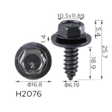 Саморіз H2076 з шайбою GM (11505022) ( уп. 100 шт.)