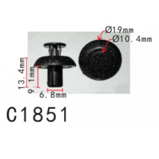 Фіксатор C1851 натискна/розпірна TOYOTA, LEXUS (90467-07217, 9046707217, 11364) ( уп. 100 шт.)
