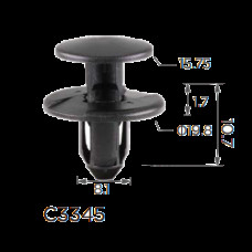 Кліпси C3345 обшивки/бампер GM 11612035 (100шт)