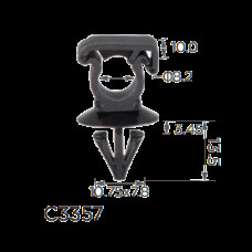 Кліпса C3357 проводки d8.1 (уп. 100шт.)