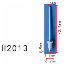 Заклепки H2013 металева Toyota,Ford,Opel (9026904051,90269A0006,6028434,E864164S,0164361) ( уп. 100