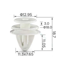 Кліпси C0271 обшивки Lexus Toyota 6777189104 6777189103 ( уп. 100 шт.)