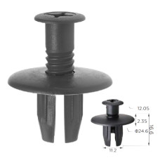 Фіксатор C1310 Mercedes VW Ford бампер a0009908192  ( уп. 100 шт.)