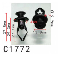 Кліпси C1772  розпірні HYUNDAI (8659035000, 86590-35000, 11158) (уп.100шт)
