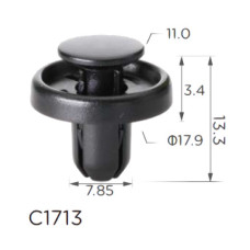 Кліпси C1713 розпірні SUBARU, TOYOTA, LEXUS (909140065, SU00302989, SU003-02989, 11355) (100шт)