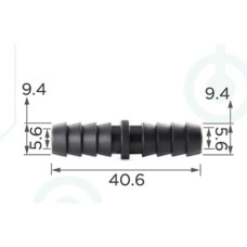 З’єднувач C0403 для трубок d9.3мм OEM 22040 ( уп. 100 шт.)