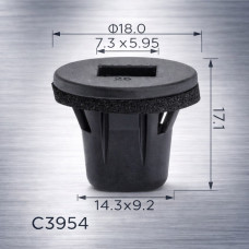 Кліпси C3954 фара задня Model 3/Model Y (110492600B ) (уп.100шт)