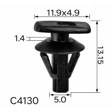 Кліпси C4130 Ущільнювач двері Acura/Honda/Lexus/Toyota 4L0837485 ( уп. 100 шт.)