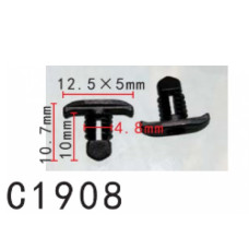 Кліпси C1908 ущільнювача VW, SEAT, FORD, AUDI (251823717, 251 823 717, 10661) (уп. 100шт.)