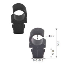 Кліпси C1165 тримач упора капота/роводки NISSAN, TOYOTA (23E8.152.077, 23E8152077, 21070) (уп. 100шт